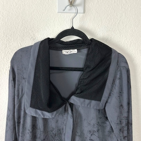 Vintage Y2K Deca Paris Fishnet Full Zip Jacket a WhimsyGoth Punk 12 Large Artsy - Picture 3 of 14